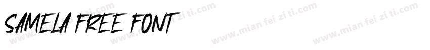 SAMELA FREE FONT字体转换